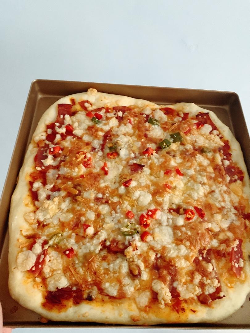 儿子说比BSK好吃的披萨（含披萨酱、饼底做法）