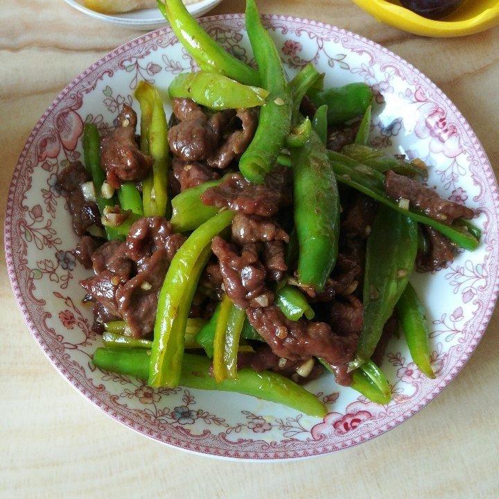 杭椒炒牛柳