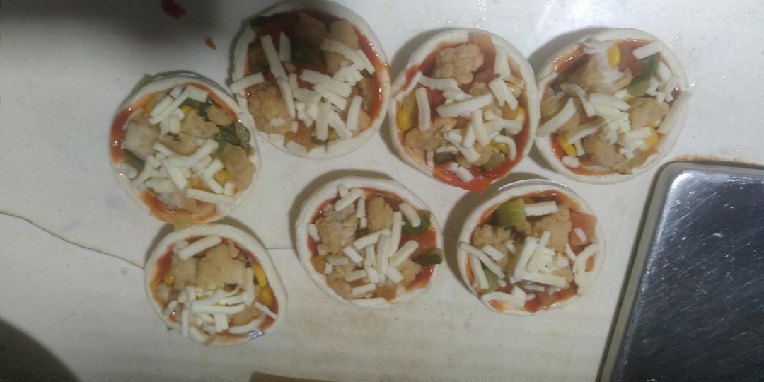 超简单迷你小披萨(蛋挞皮)