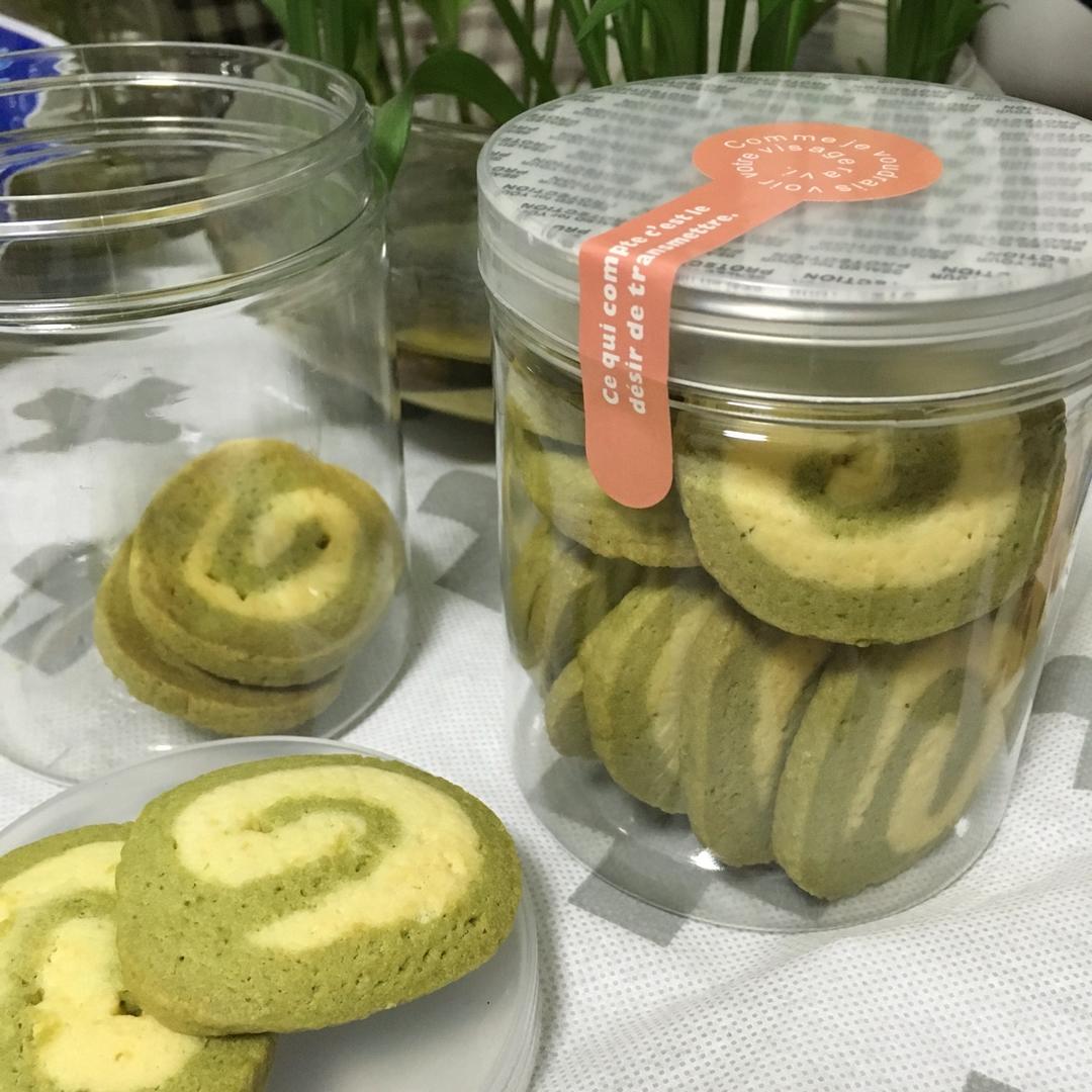 抹茶猕猴桃黄油饼干