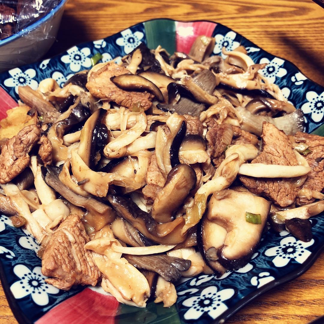 蘑菇炒肉