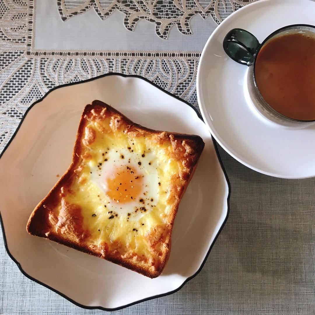 芝士鸡蛋爆浆吐司