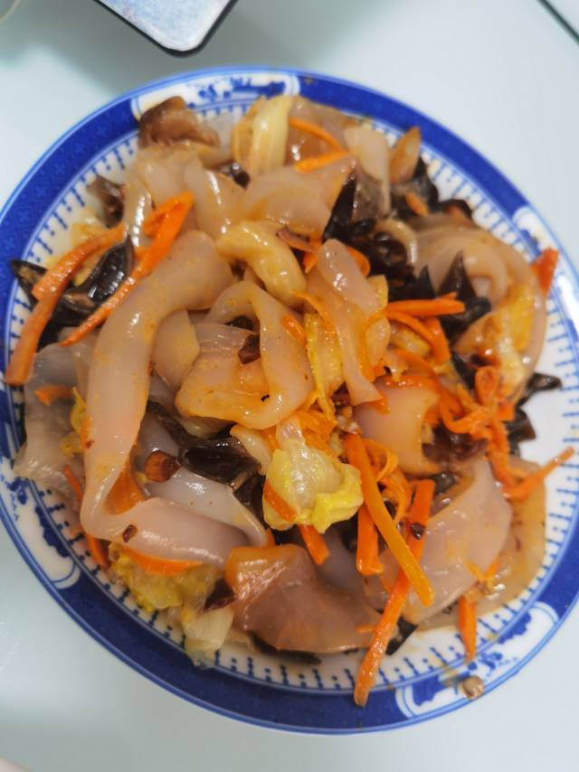凉拌东北大拉皮