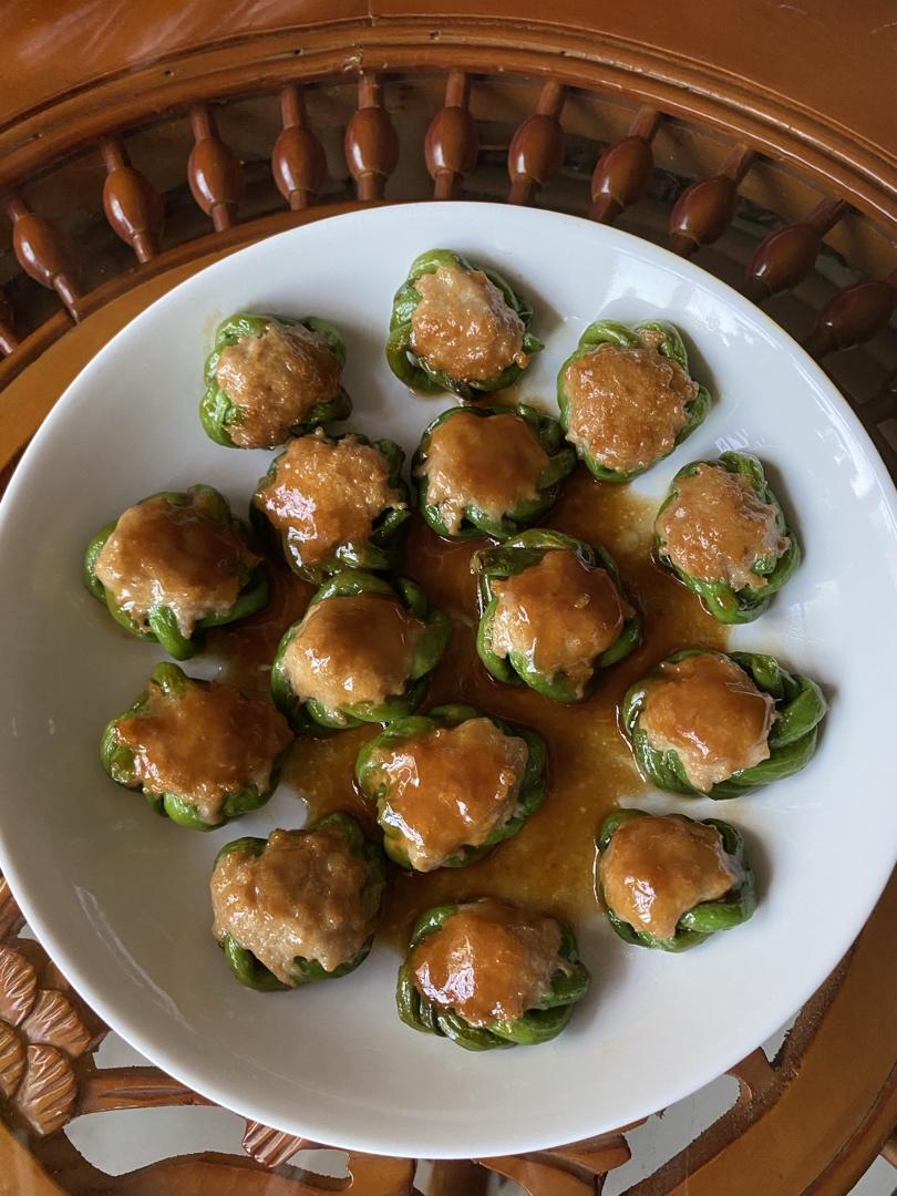 豇豆酿肉