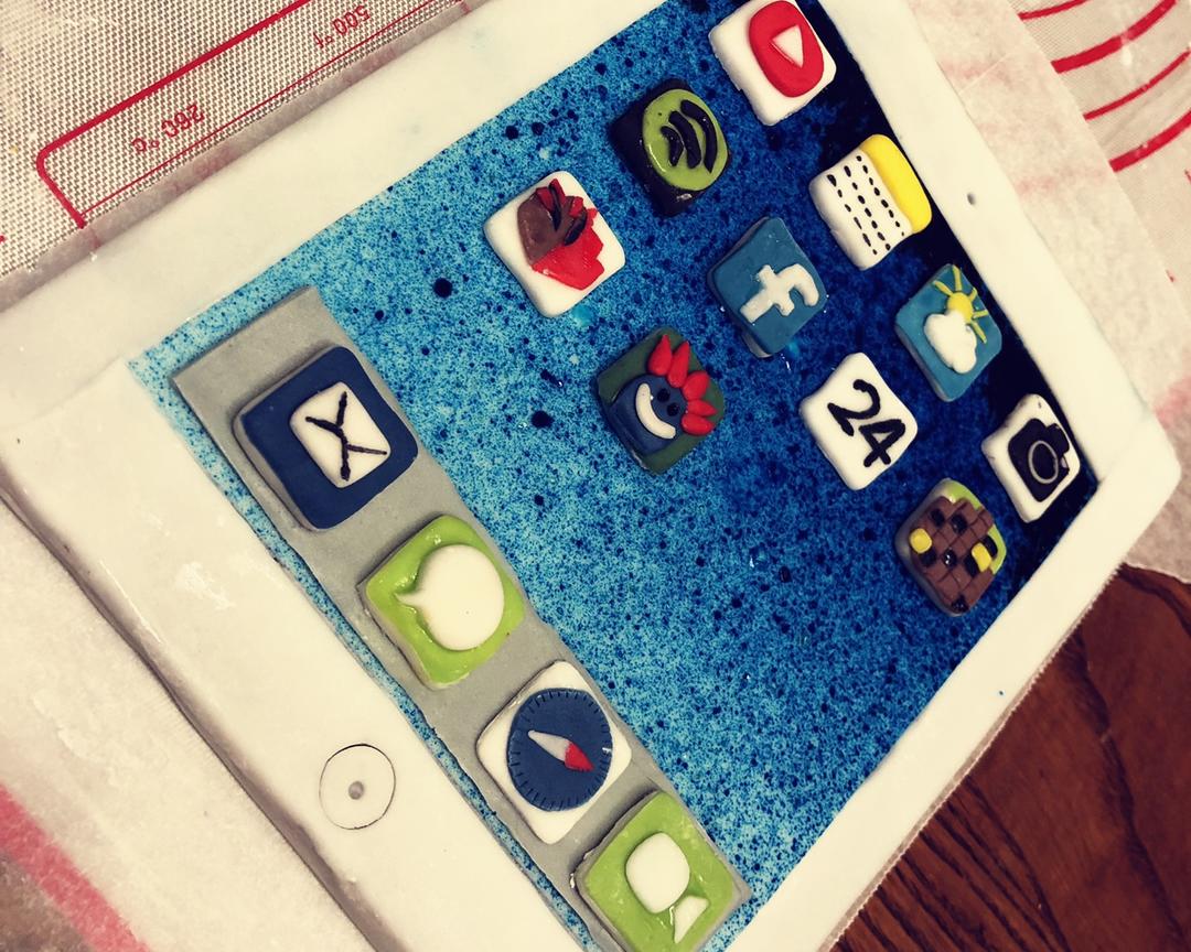 Ipad cake（亲子互动游戏）