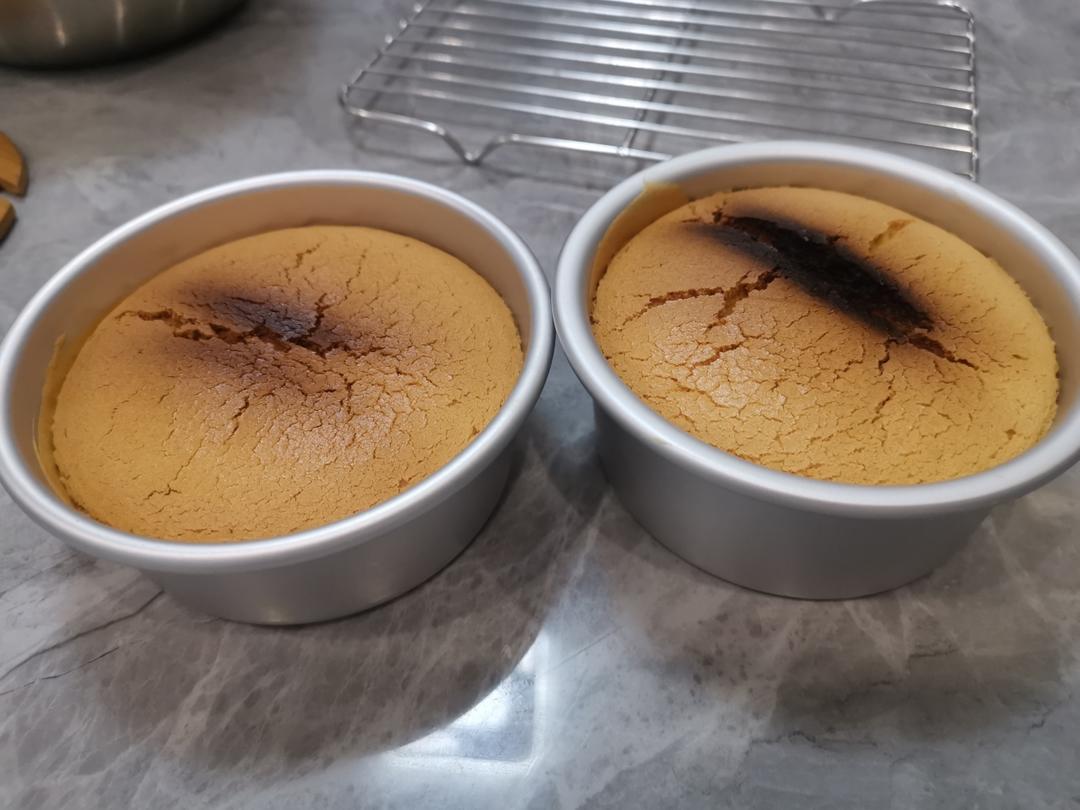 超柔软6寸戚风蛋糕(附8寸配方)零失败 超详细‼️含操作视频