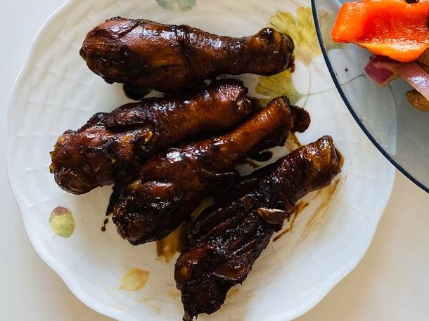 肉嫩多汁❗️超好吃的蒜香鸡腿❗️