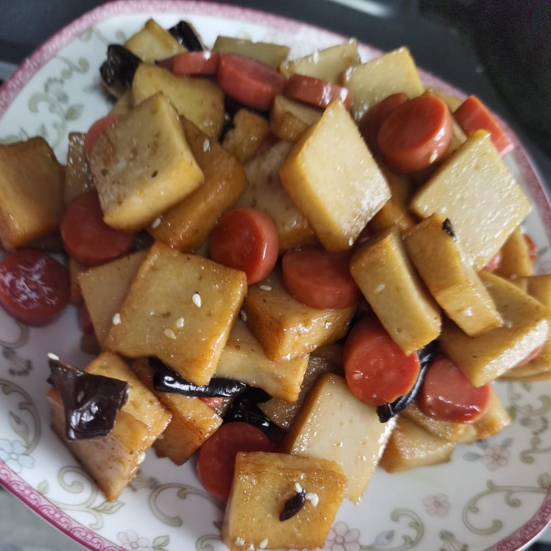 超好吃的素炒鱼豆腐（零失败率）快炒