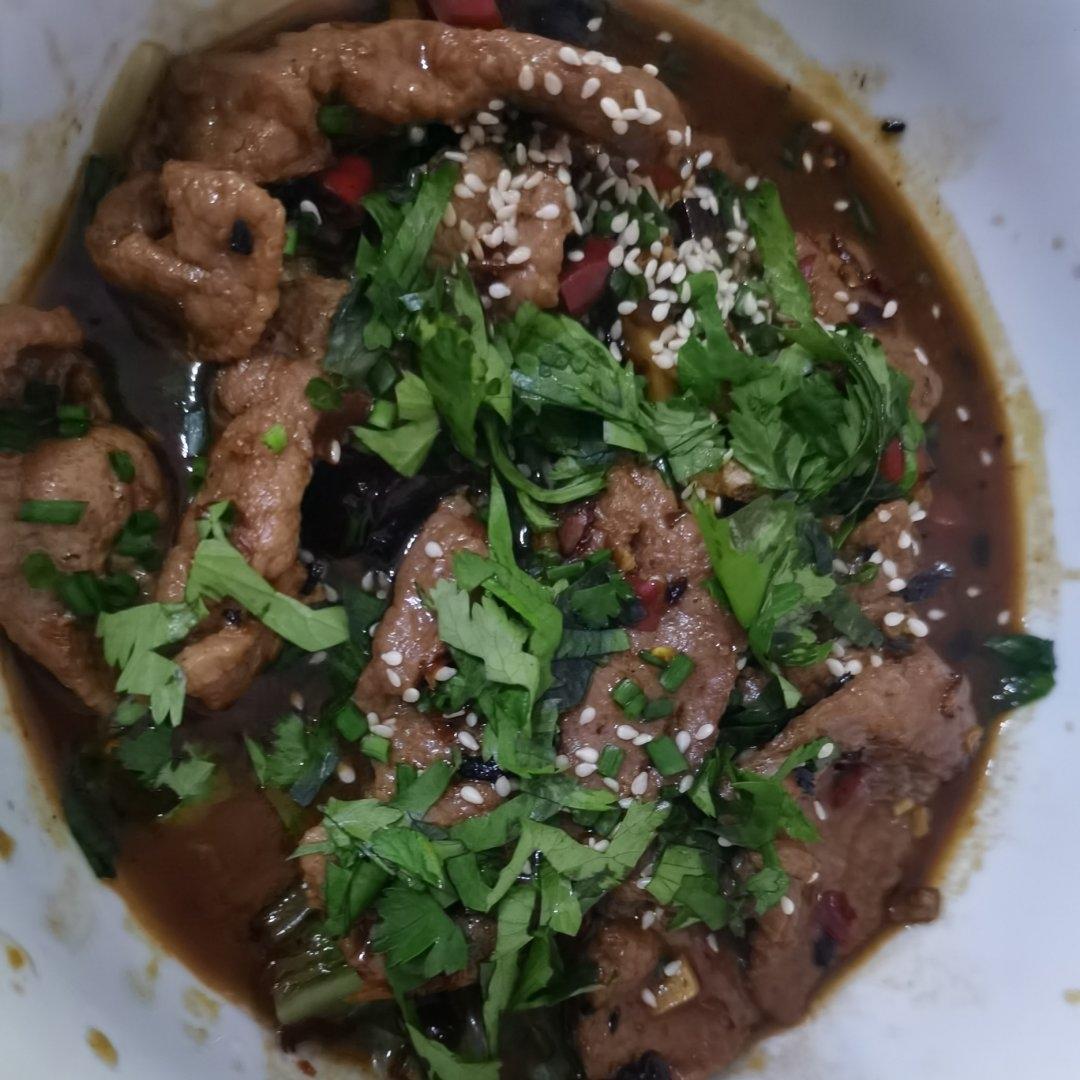 家庭版水煮牛肉片