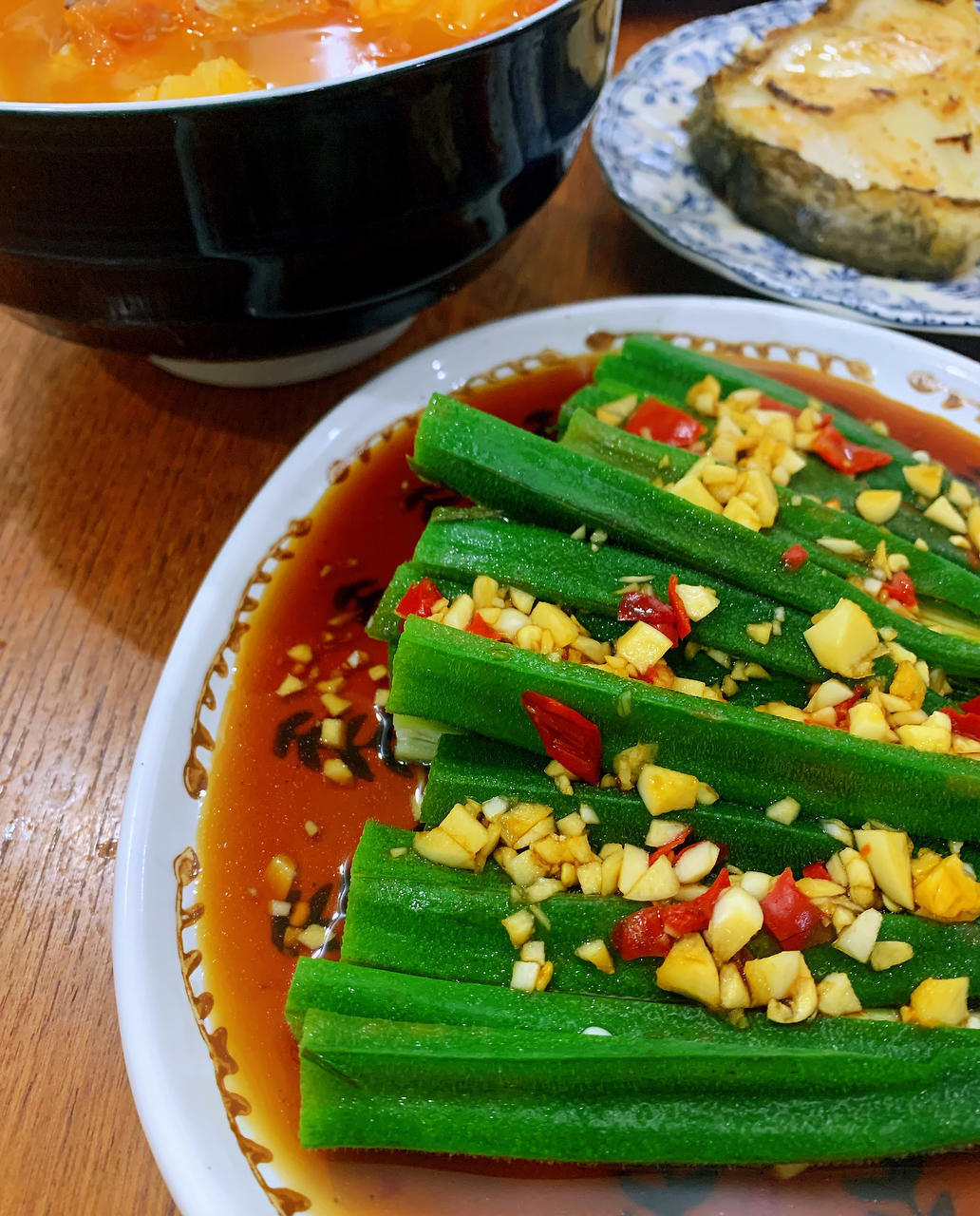 减脂营养健康|白灼秋葵|