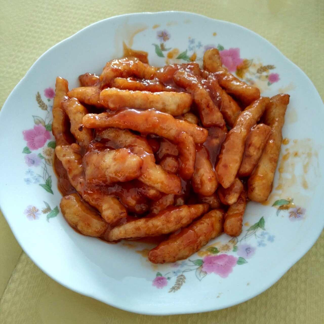 秘诀是雪碧的糖醋里脊