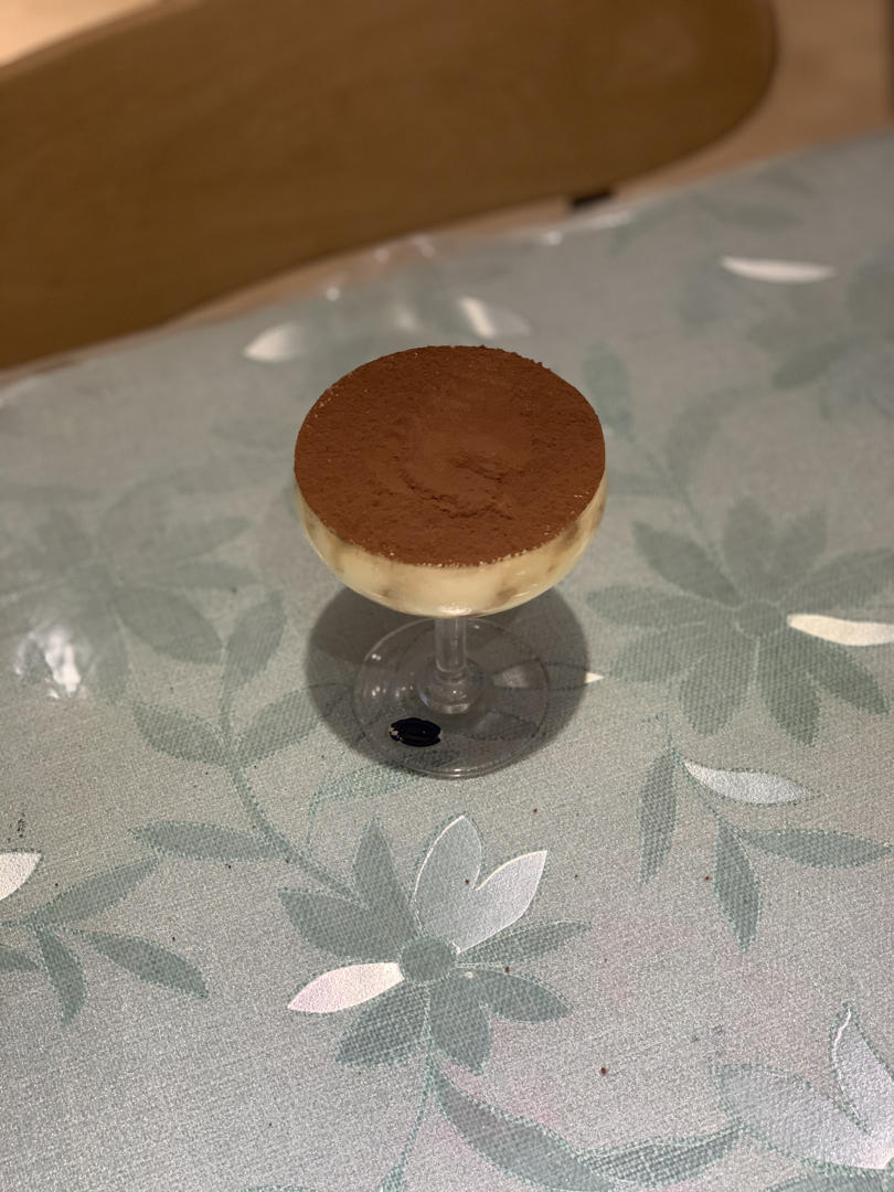 在欧洲学会的经典版提拉米苏