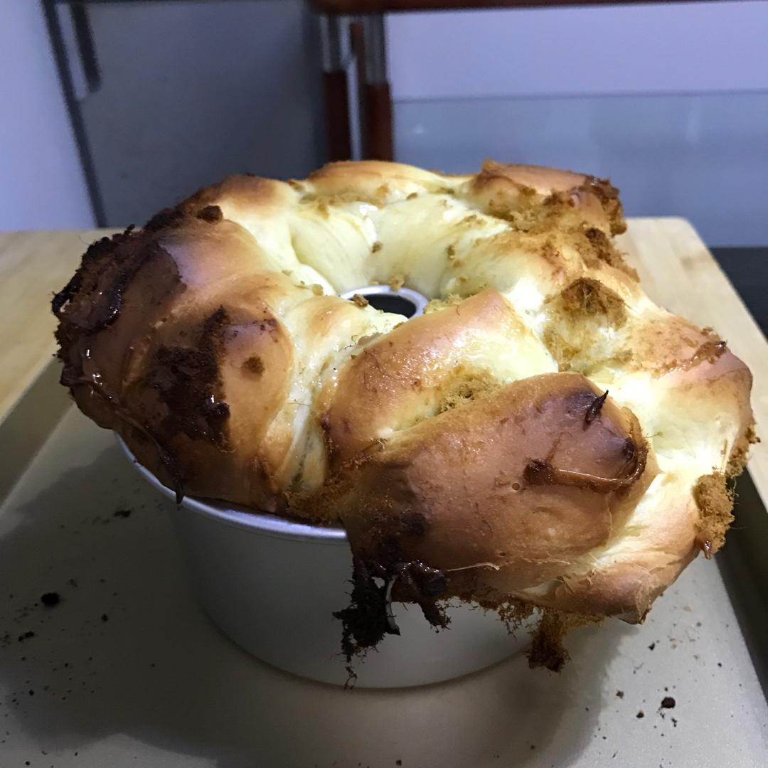 肉松手撕面包—超软会爆浆的面包哟