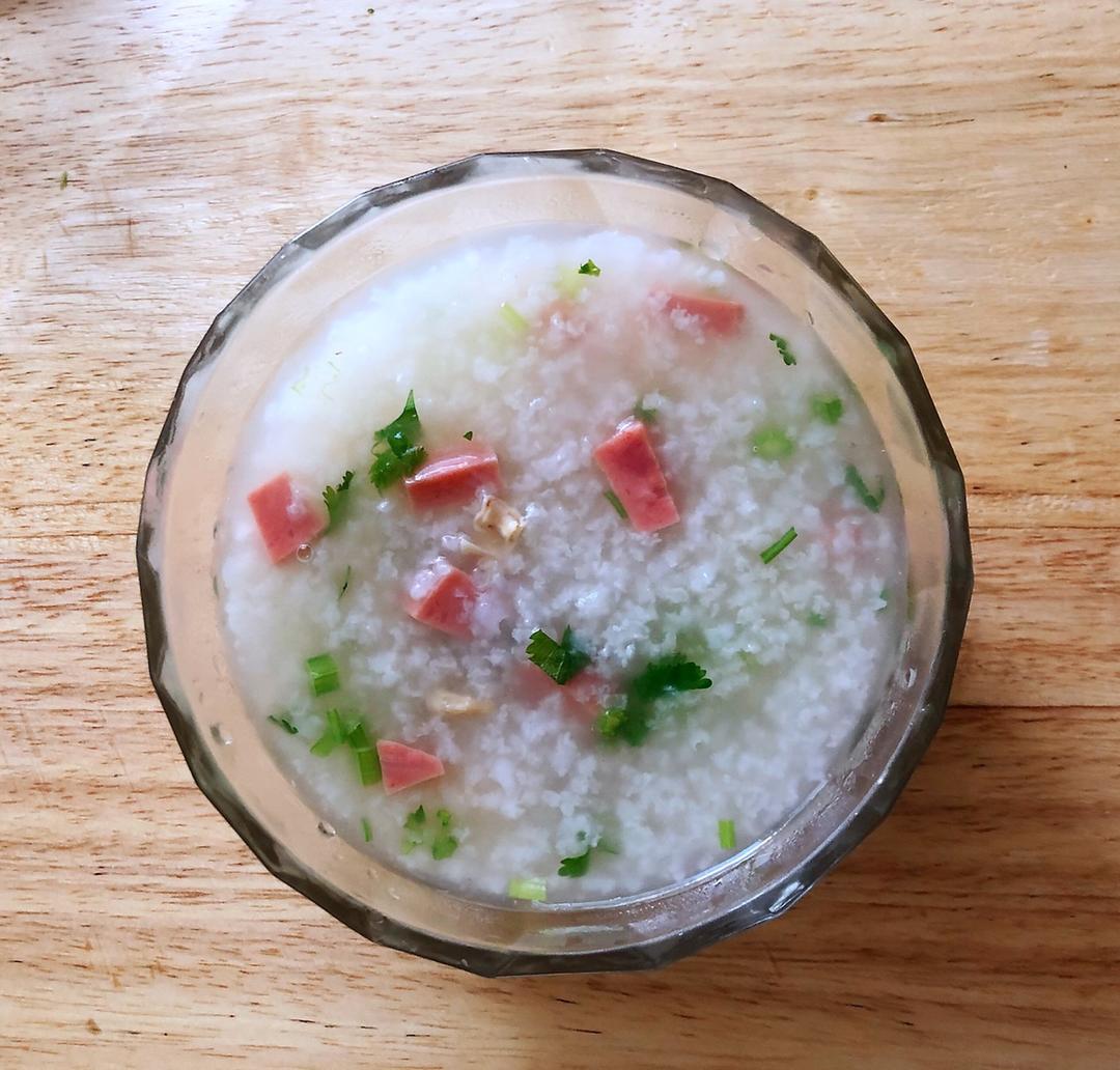 养生鸡丝鱼胶粥