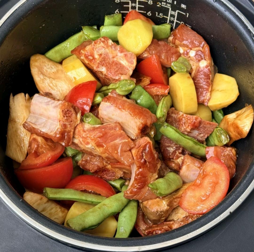 电饭煲西红柿排骨