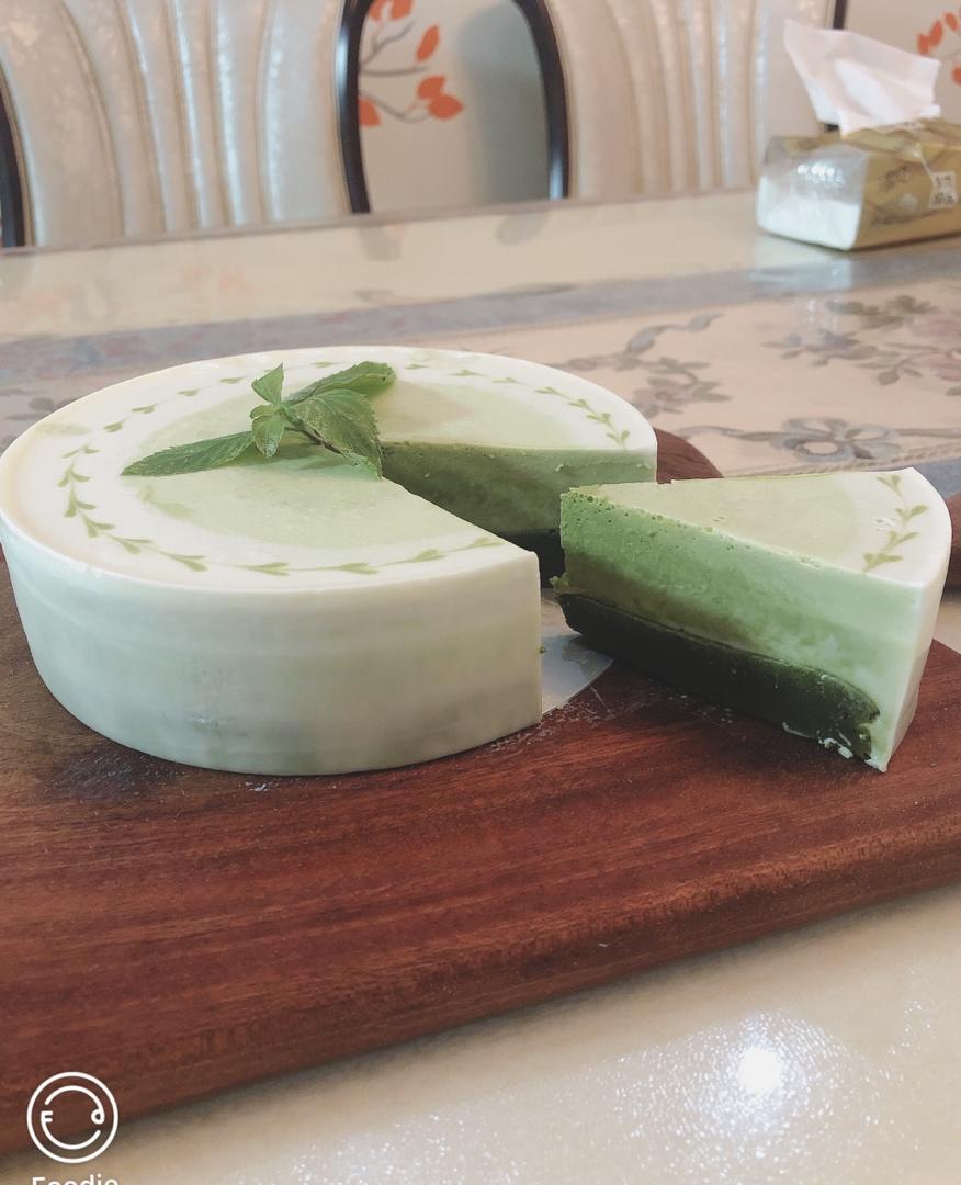 渐变抹茶慕斯蛋糕：我Amanda带着既美又作的抹茶甜点又来了！【曼食慢语】