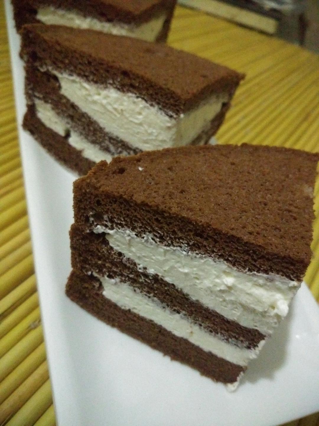 不怕消泡的巧克力蛋糕卷&可可戚风