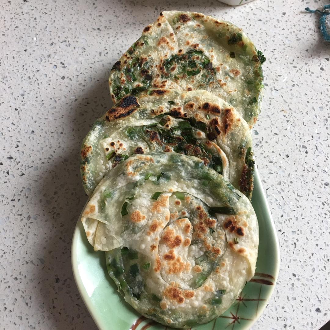 饺子皮葱油饼