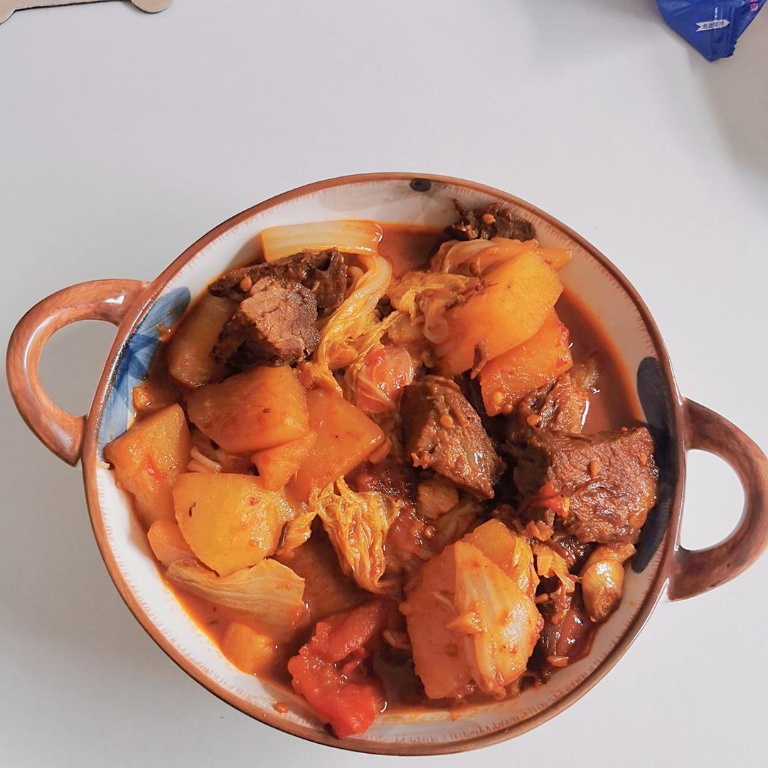 土豆炖牛肉