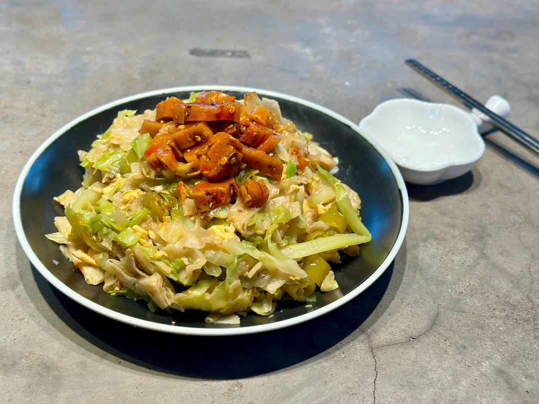 老北京素炒饼(肉炒饼)