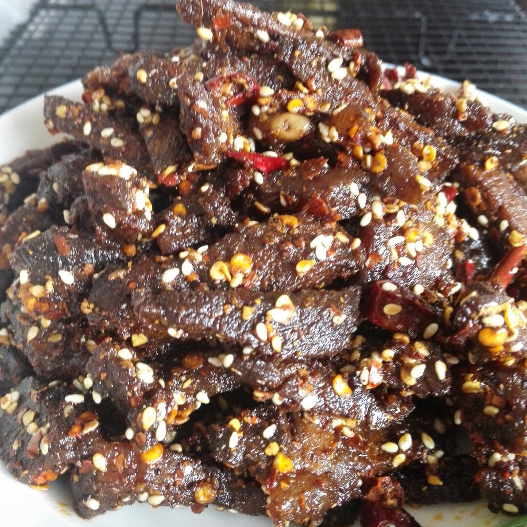 麻辣牛肉干
