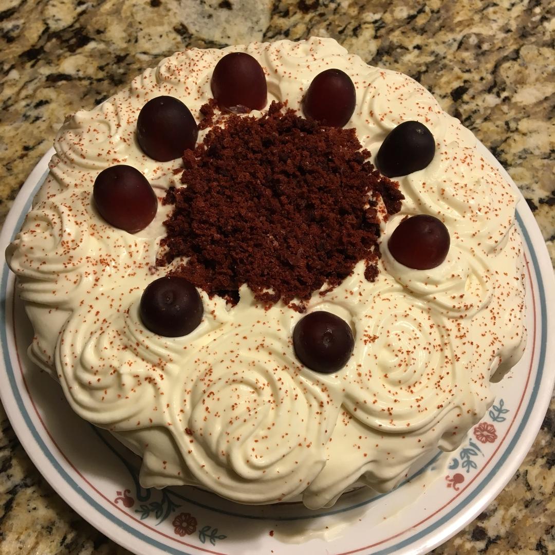 6寸红丝绒蛋糕（美国传统配方）