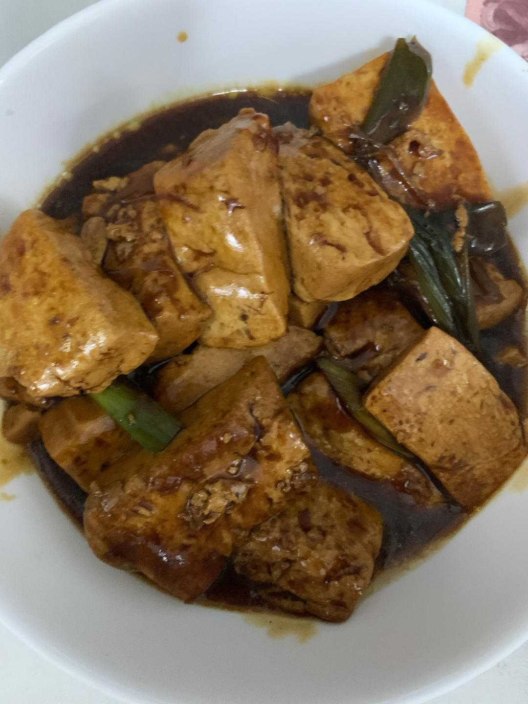 家常葱烧豆腐