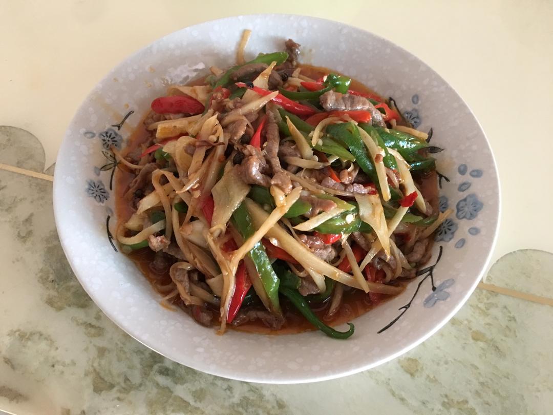 仔姜牛肉丝