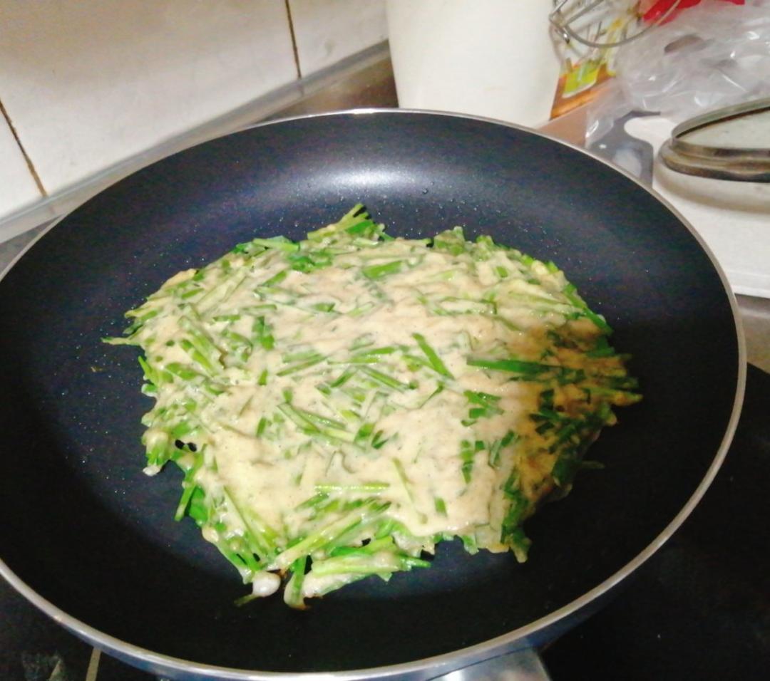 👍超级简单易上手的韭菜鸡蛋饼🤗