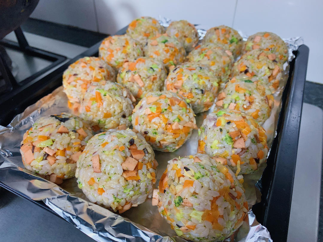【五彩小饭团】有米有菜，有肉有奶有海鲜🥰