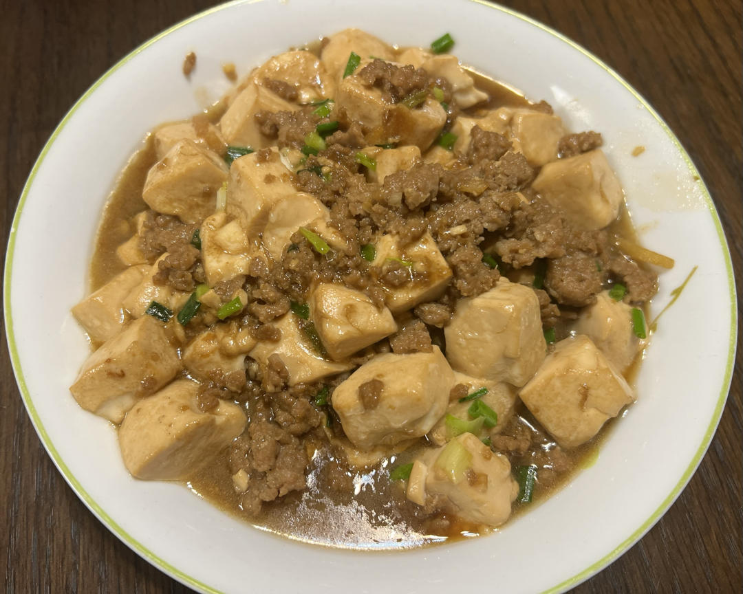 肉末烧豆腐
