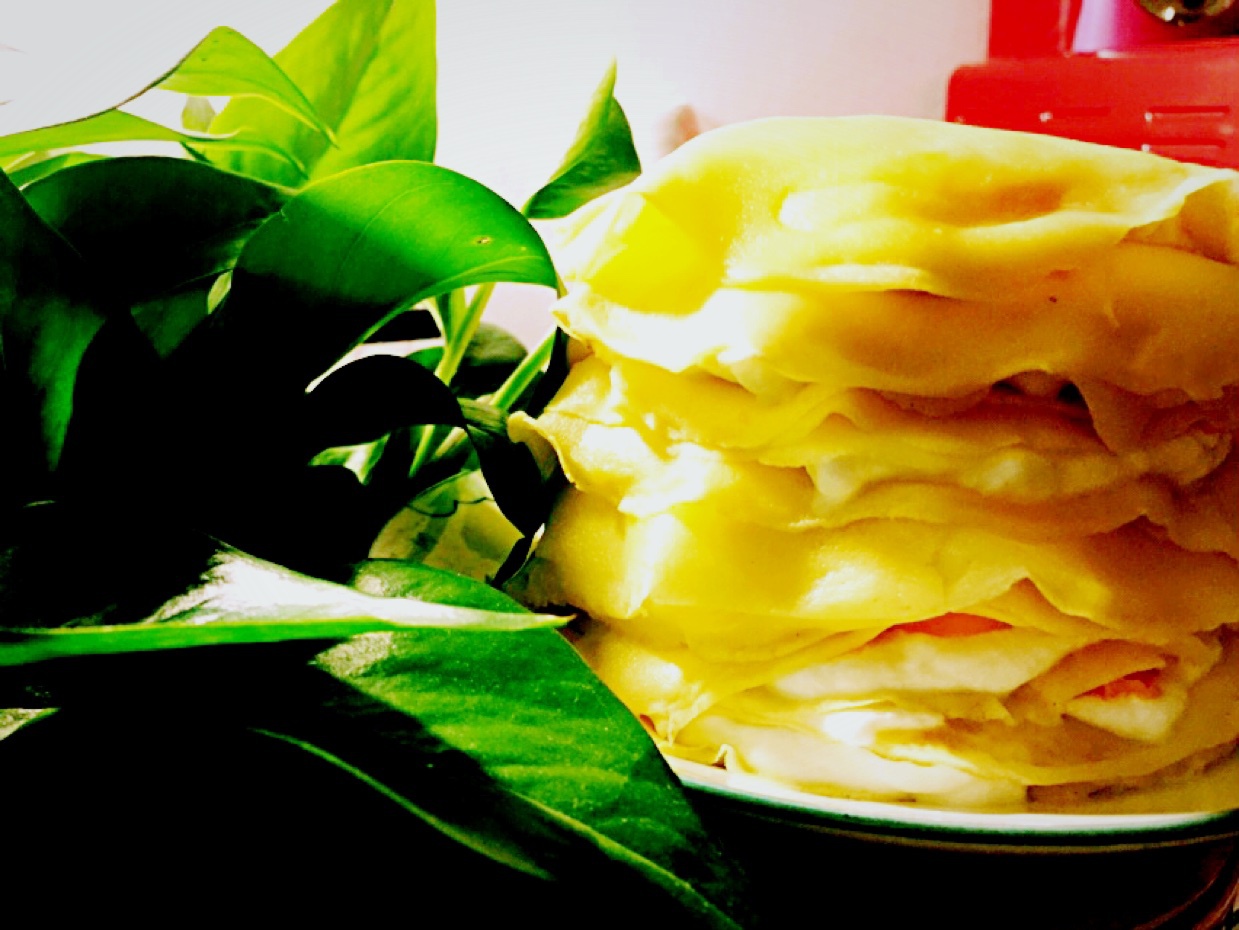 芒果千层蛋糕，100%成功告别煎皮无能