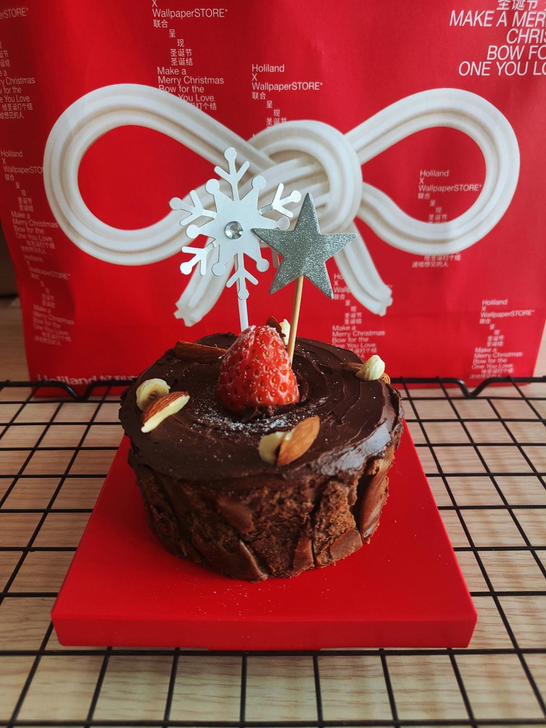 巧克力巴斯克蛋糕