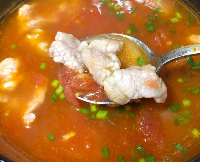 🍅开胃的番茄滑肉片汤的做法