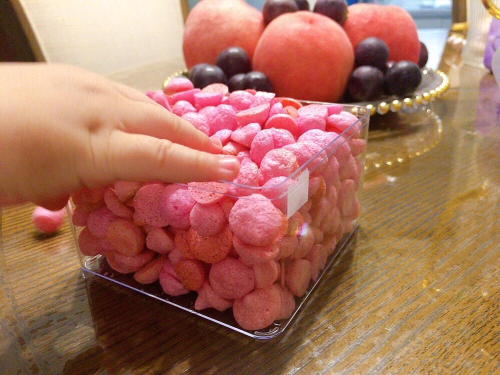 无添加火龙果蛋黄溶豆