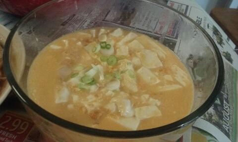 咸蛋黄豆腐