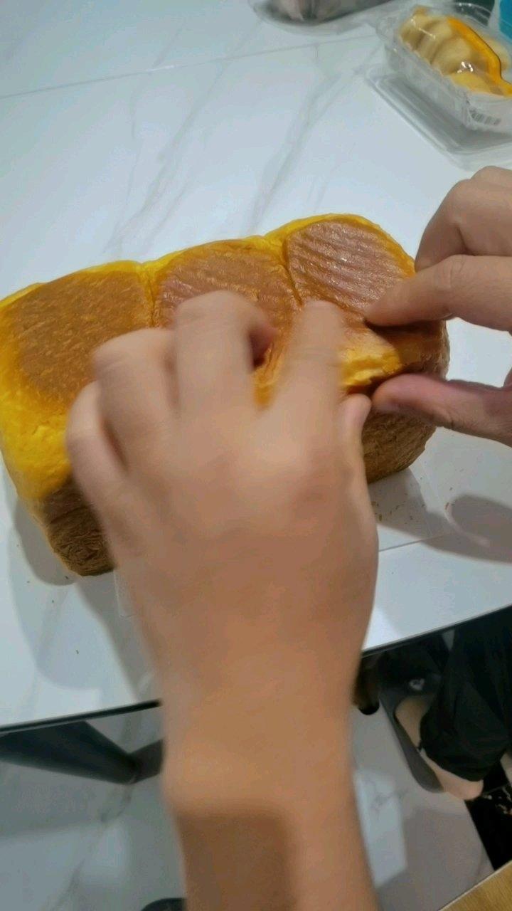 夺命软吐司(๑´ڡ`๑)超软拉丝极速方便的一次发酵吐司