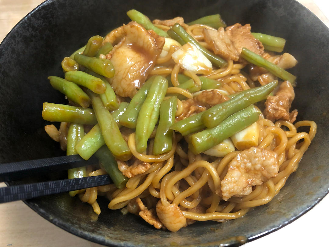 豆角焖面