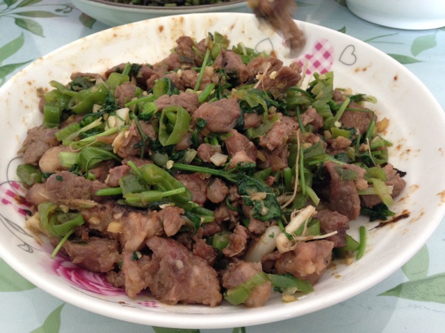 爆炒羊肉