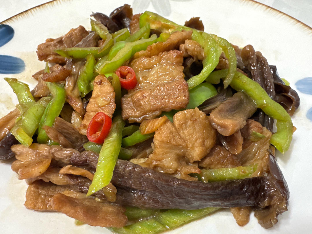 『快手下饭菜』鹿茸菇小炒肉｜简单好吃人人夸👍🏻