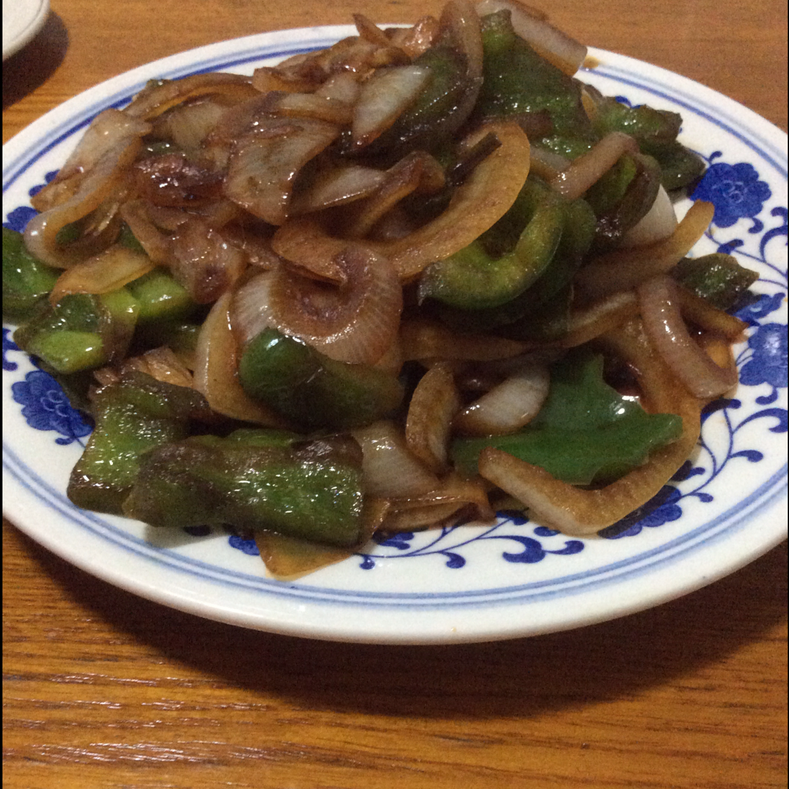 洋葱青椒炒肉