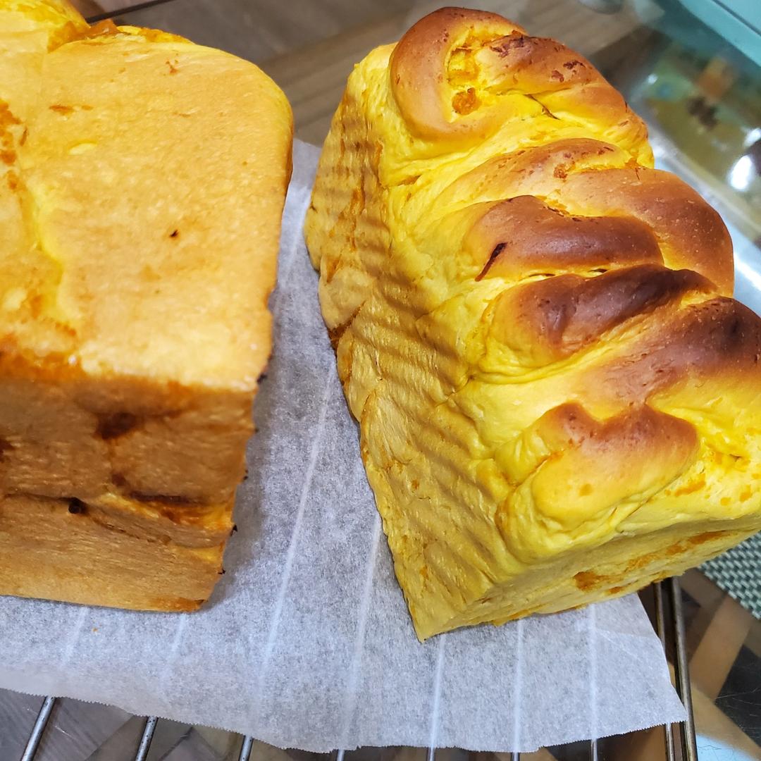 日式奶香南瓜馅吐司