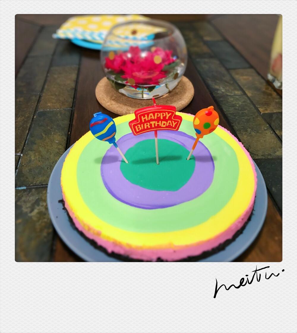 Bakingpie-彩虹慕斯蛋糕