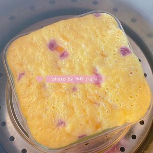 南瓜山药紫薯蒸糕的做法 步骤8