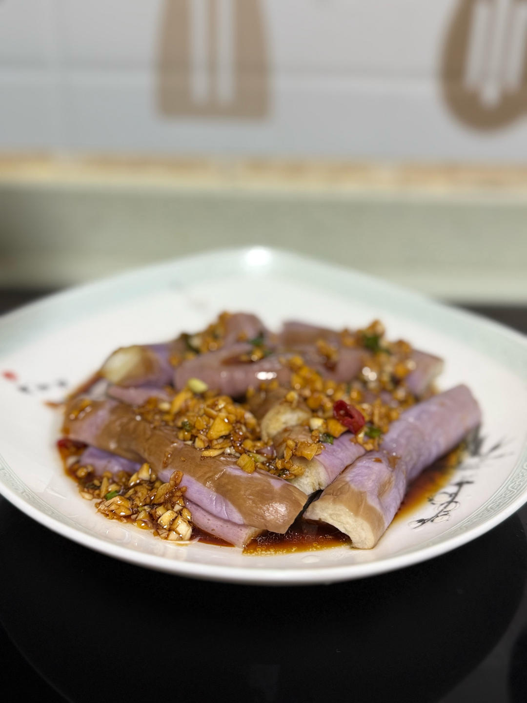 不变色手撕蒸茄子丨凉拌茄子