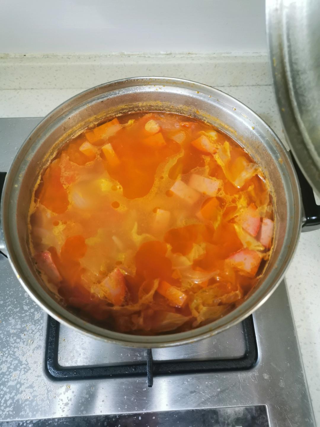 一份适合夏天喝的酸酸的罗宋汤，超级正宗的做法