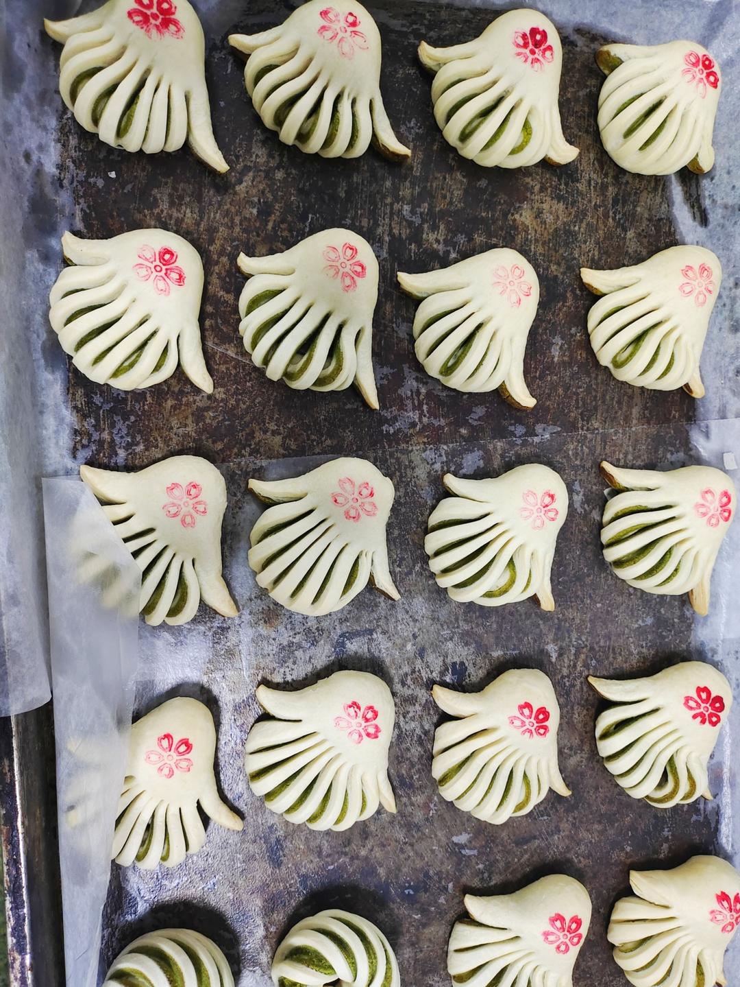 中式造型酥皮点心不用猪油万能酥皮