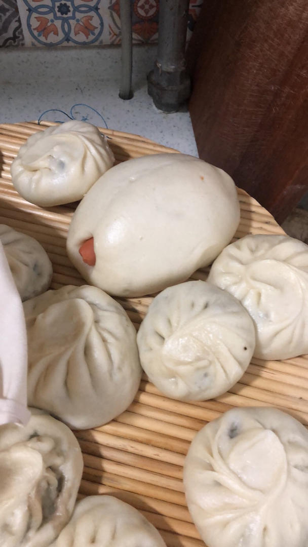香菇油菜包子