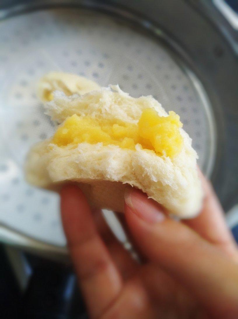 自制无油奶黄包