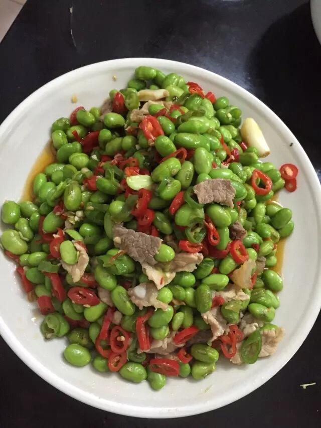 夏天怎能拒绝的炒毛豆